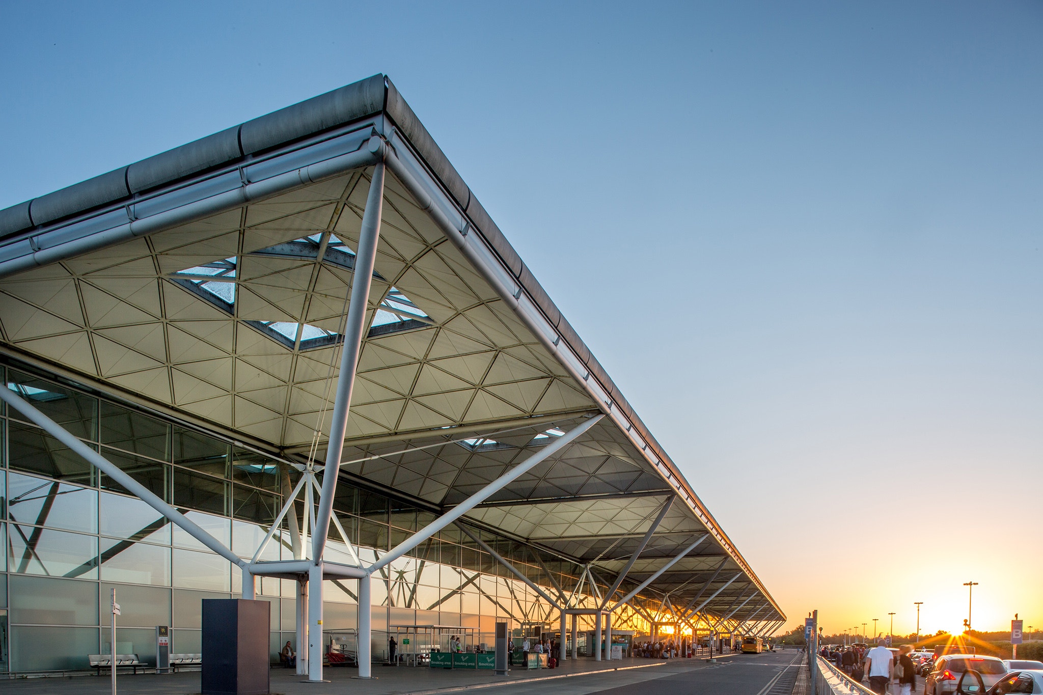 Entrance of London Stansted Airport